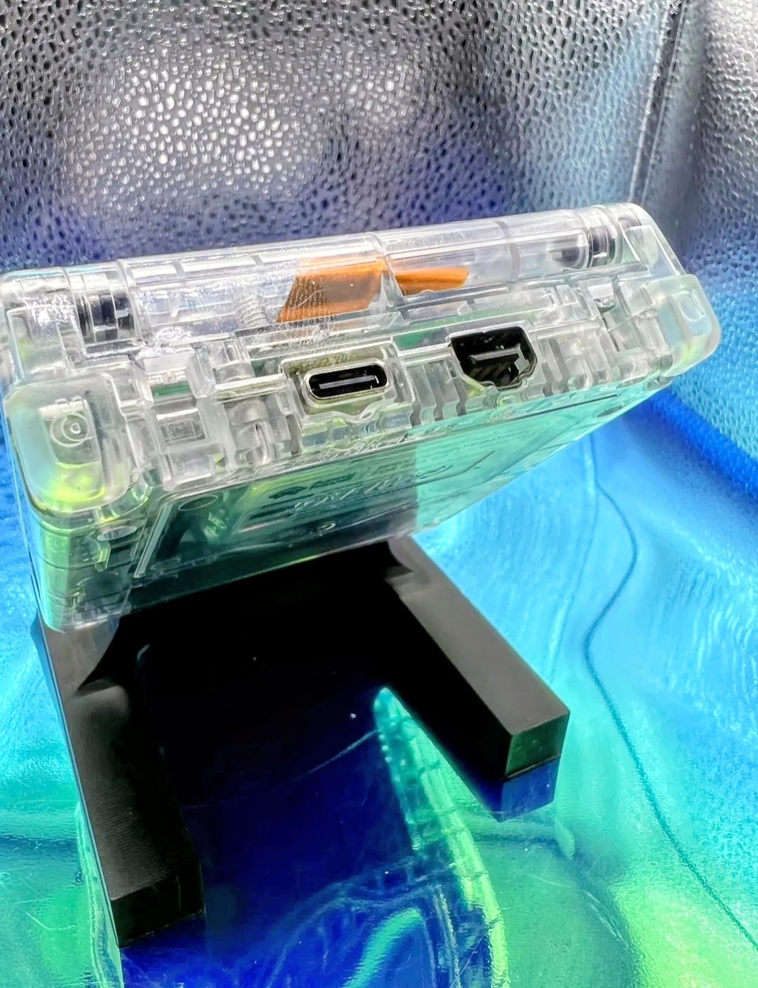 Nintendo gameboy advance sp Metroid Themed Shell Brighter Screen Type C Charging