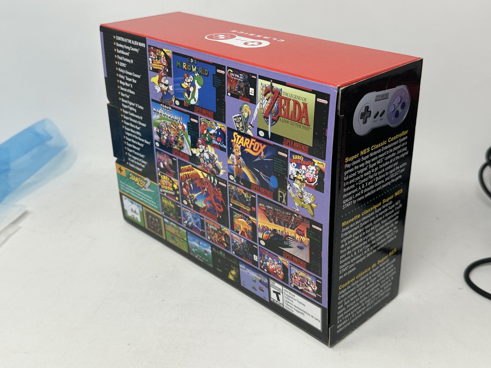 Authentic SNES Super Nintendo Classic Mini Super Entertainment System 21 Games
