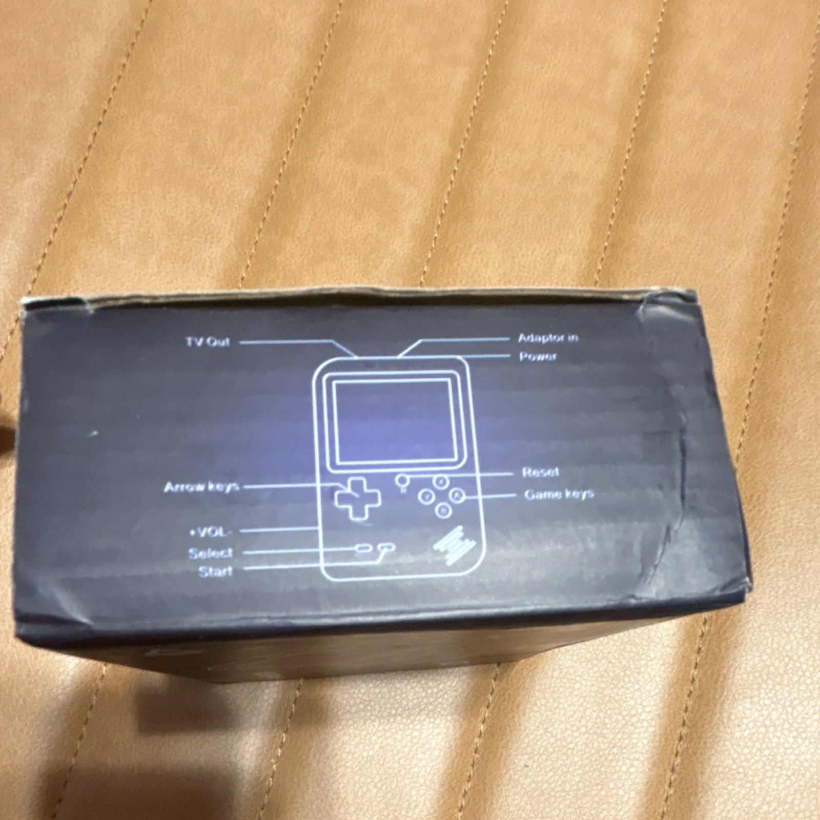 Game Box Plus Handheld Game System, 3.0in Backlit LCD, TV Out, Black