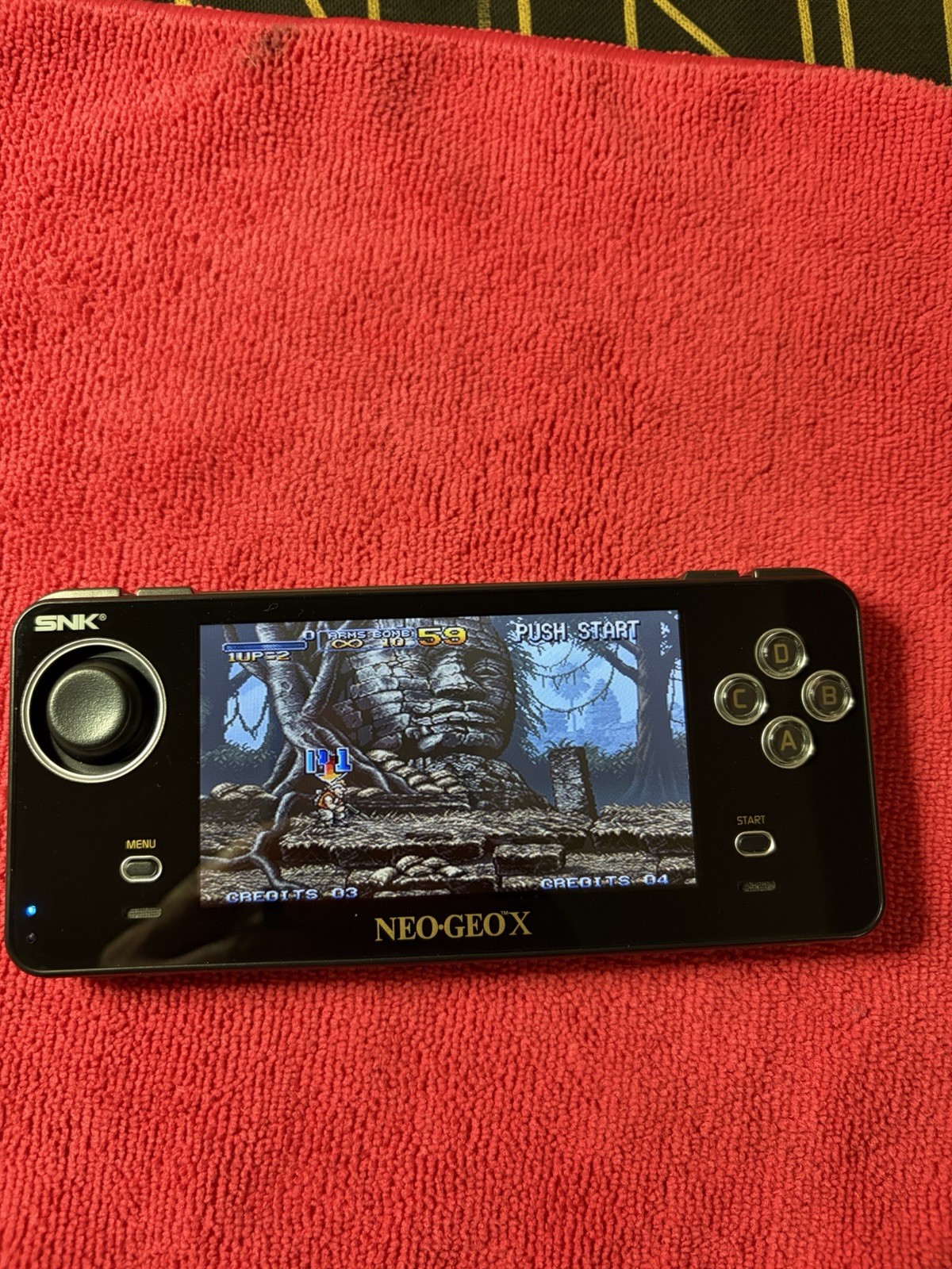 SNK NeoGeo x Handheld Console with Ninja Masters CIB Tested Retro Video Games