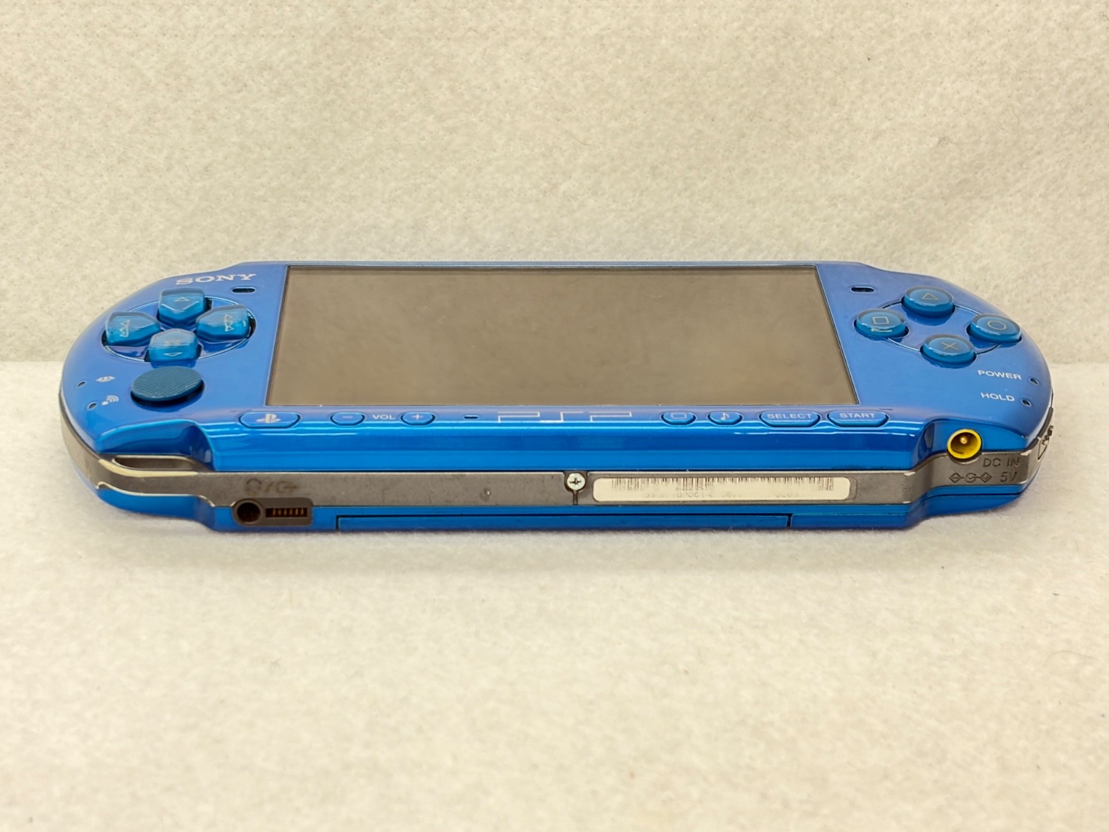 TESTED SONY PSP 3000 BLUE Console + Charger + battery + 3 game Region free 4GB