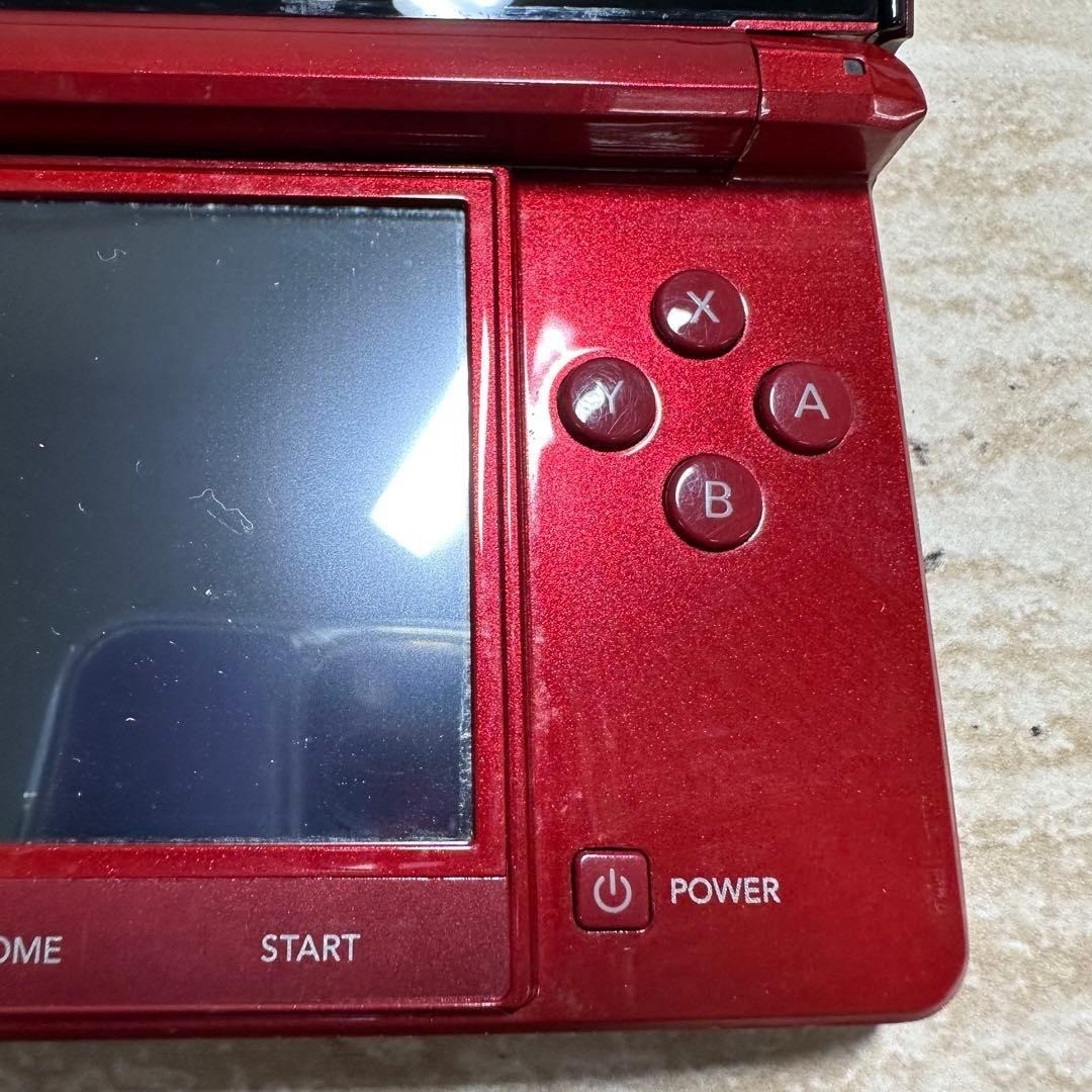 Nintendo 3DS Flare Red Console Boxed Complete Set 6579