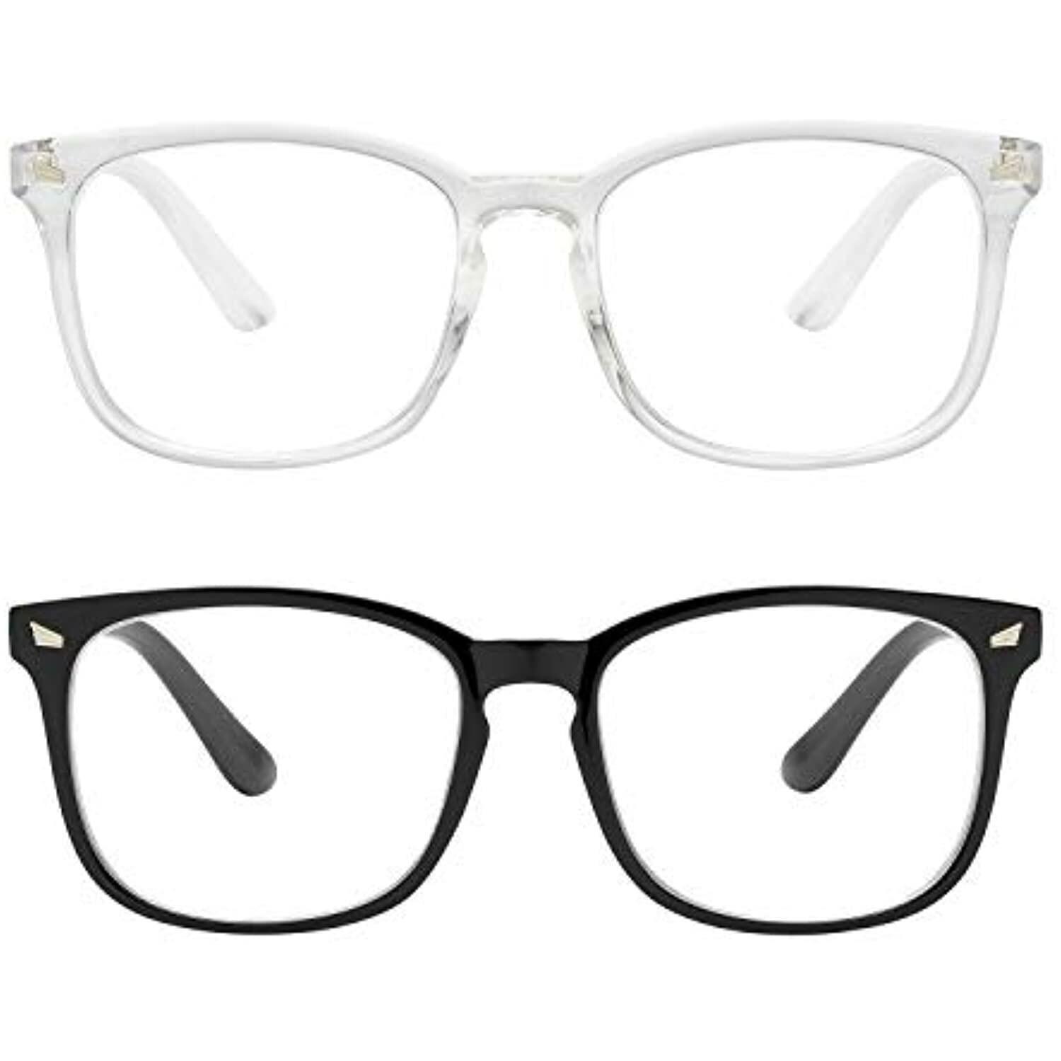 Blue Light Blocking Computer Glasses Anti Glare Reduce Eyestrain Eyeglasses for