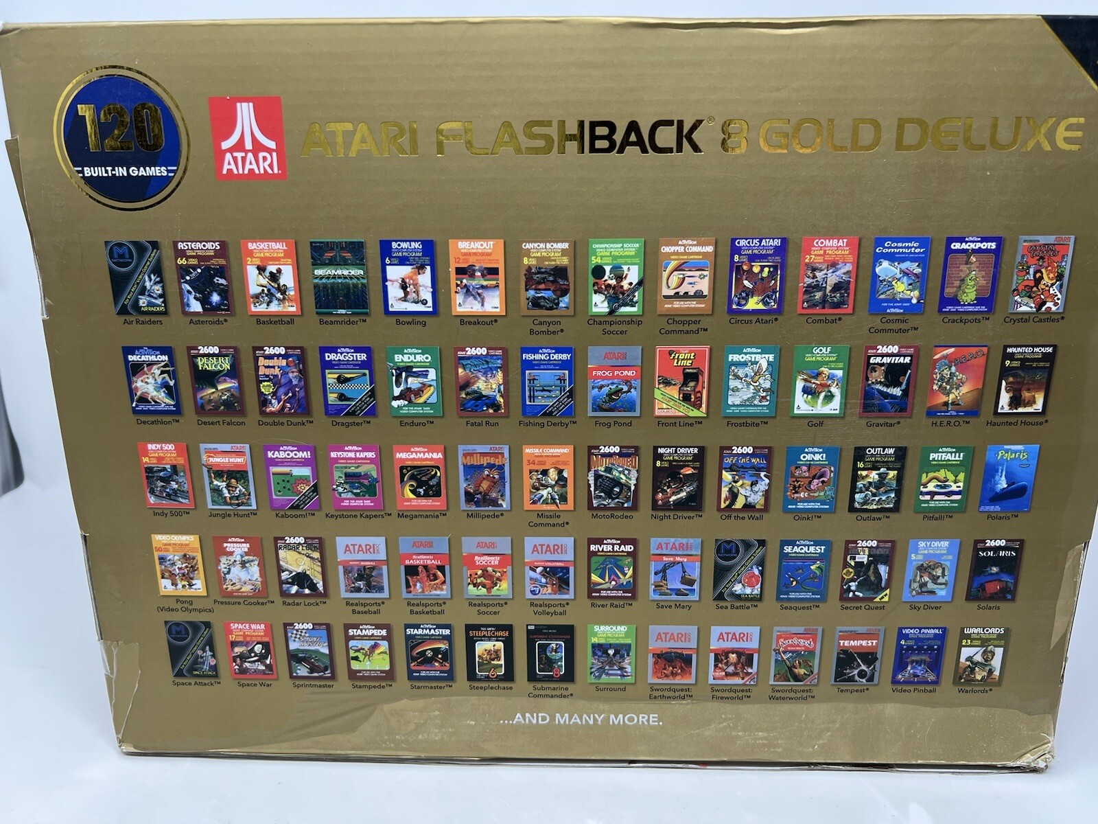 *FOR PARTS OR REPAIR* Atari Flashback 8 Gold Deluxe HD Console