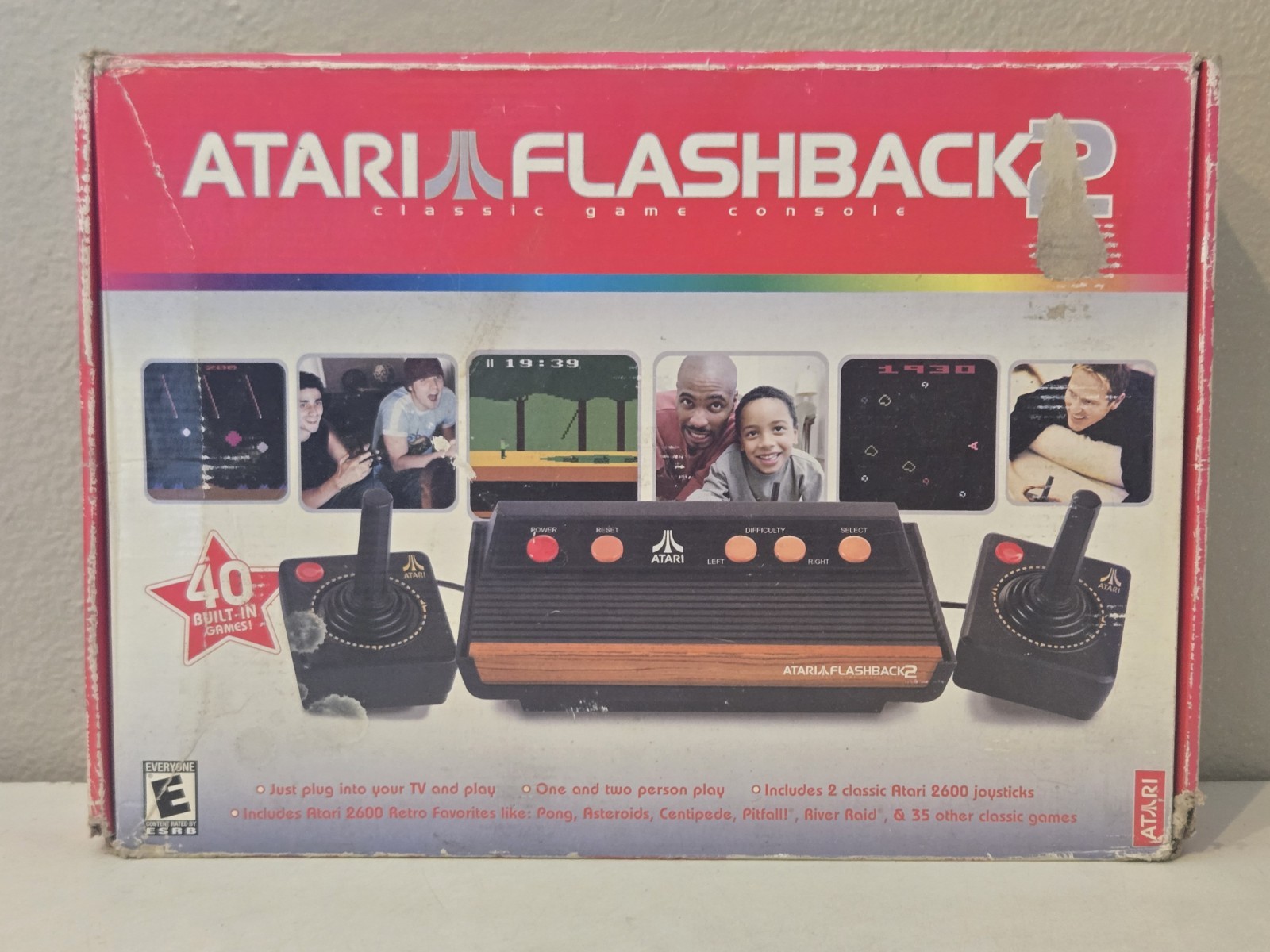 Atari Flashback 2 Console System Complete in Box Tested Working