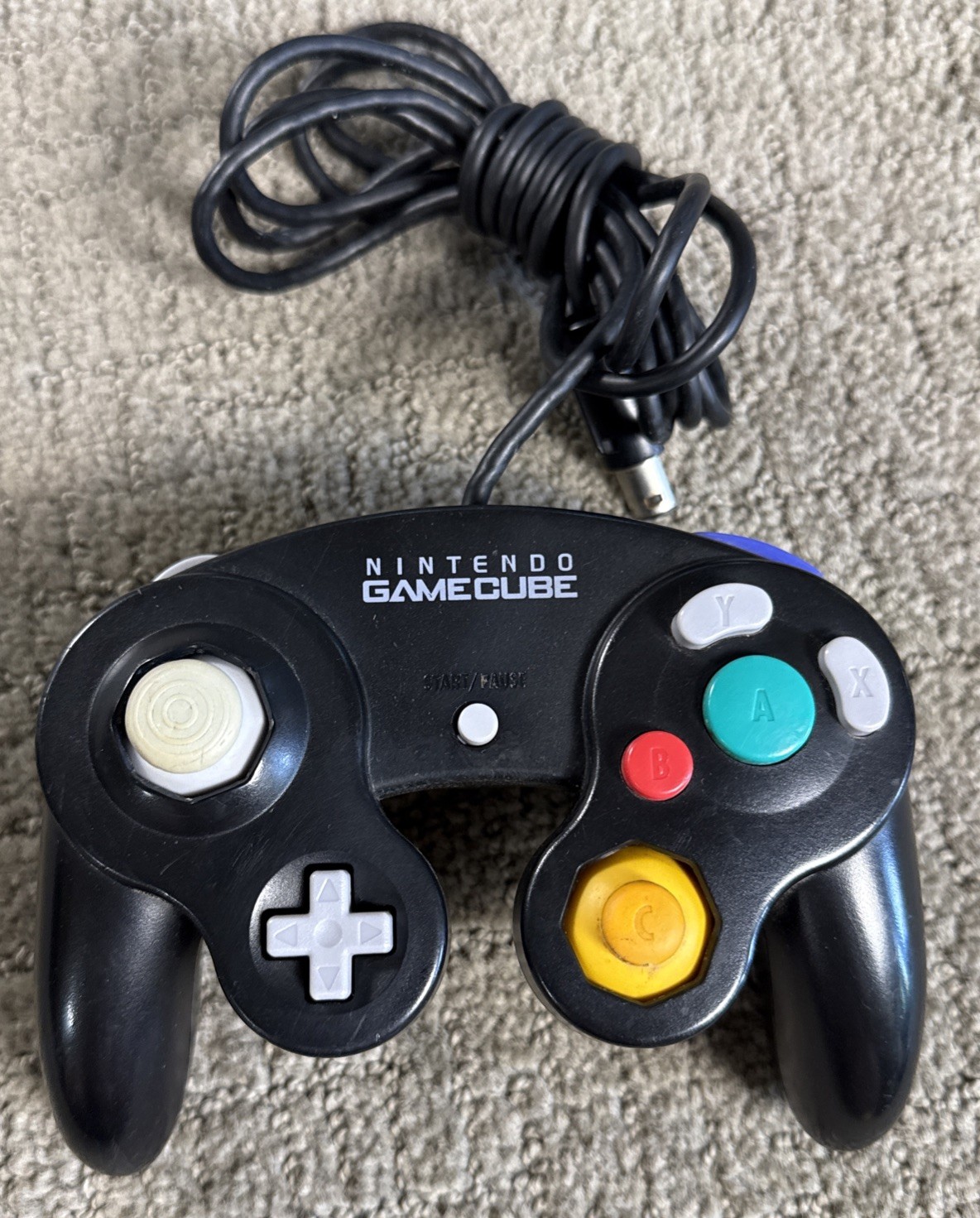 Nintendo GameCube Console Bundle Black DOL-001 – 1 OEM Controller Tested Clean