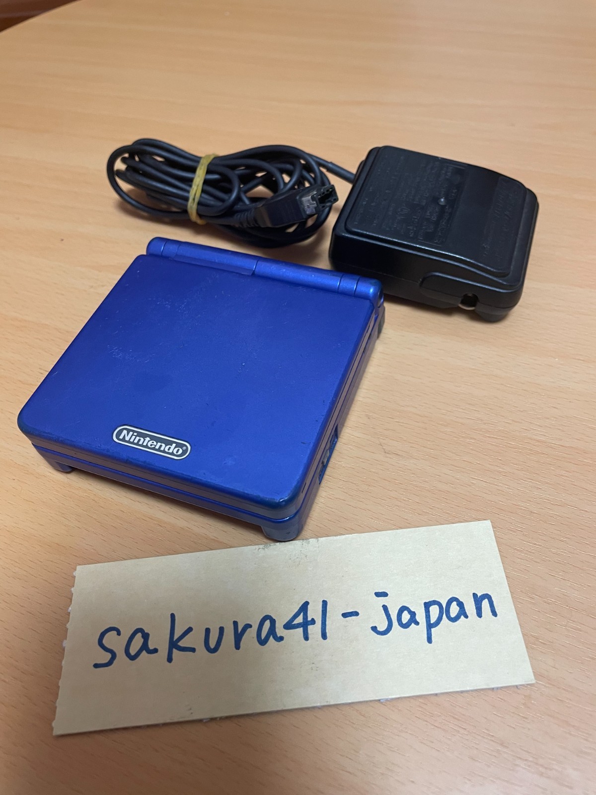 Nintendo Gameboy Advance GBA SP Handheld System Console Azurite Blue AGS-001