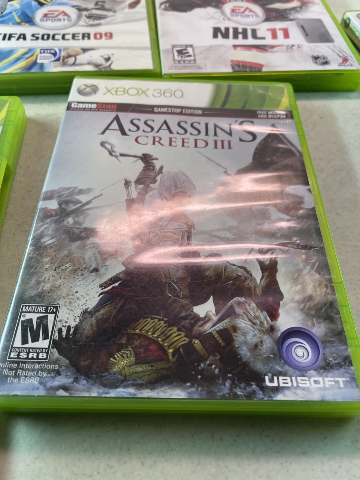 XBOX 360 S 250GB Console Bundle, 14 Games, 2 Controllers, OEM Power Brick Kinect
