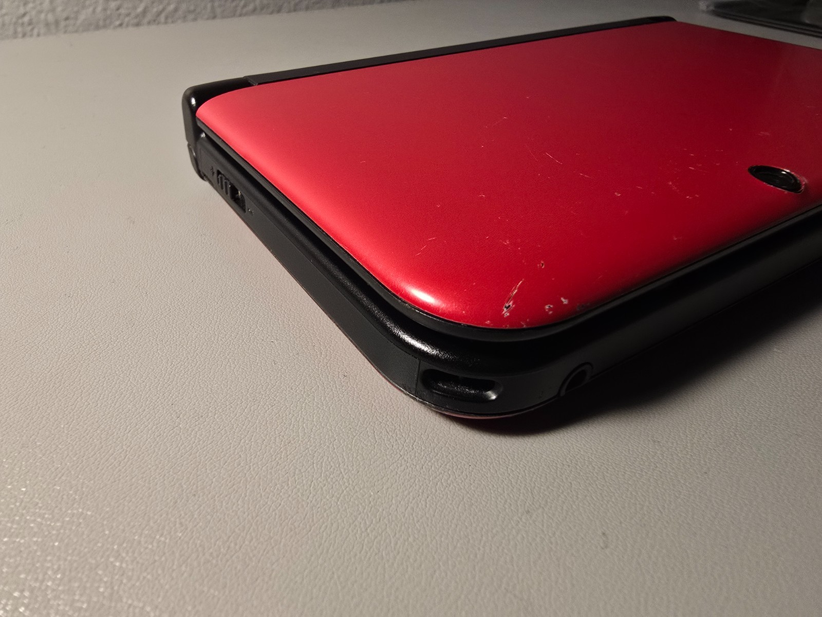 Nintendo 3DS XL Red Console Tested Working + Charger + 128GB SD Card