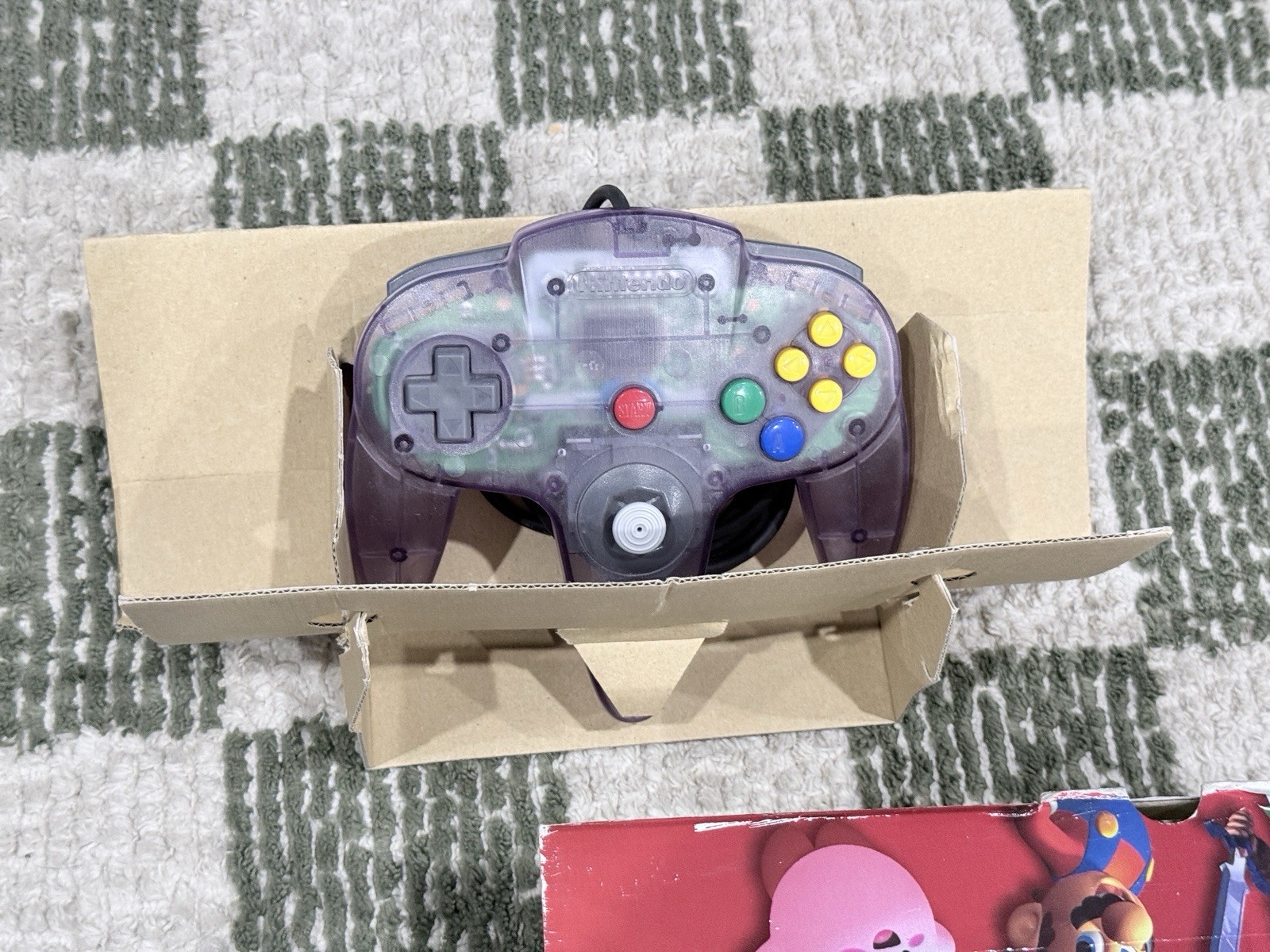 Nintendo 64 Atomic Purple Controller Console Bundle Complete In Original Box