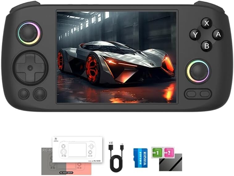 RG 406H Retro Handheld Game Console with 4-inch IPS Screen RGB