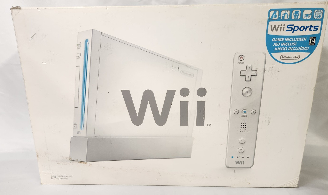 Nintendo Wii Sports White Home Console CIB, Complete Tested and Working