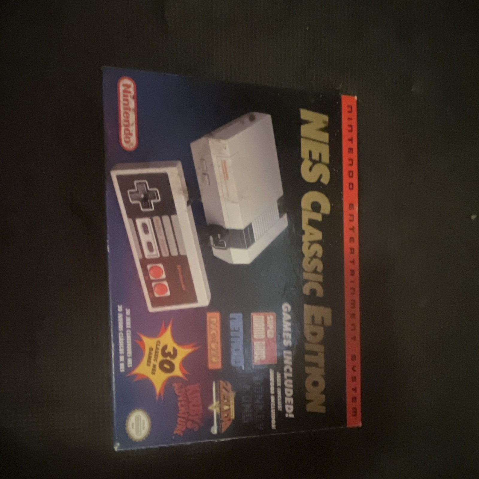 Nintendo NES Classic Edition Mini 30 Games w/ Controller, Box Only