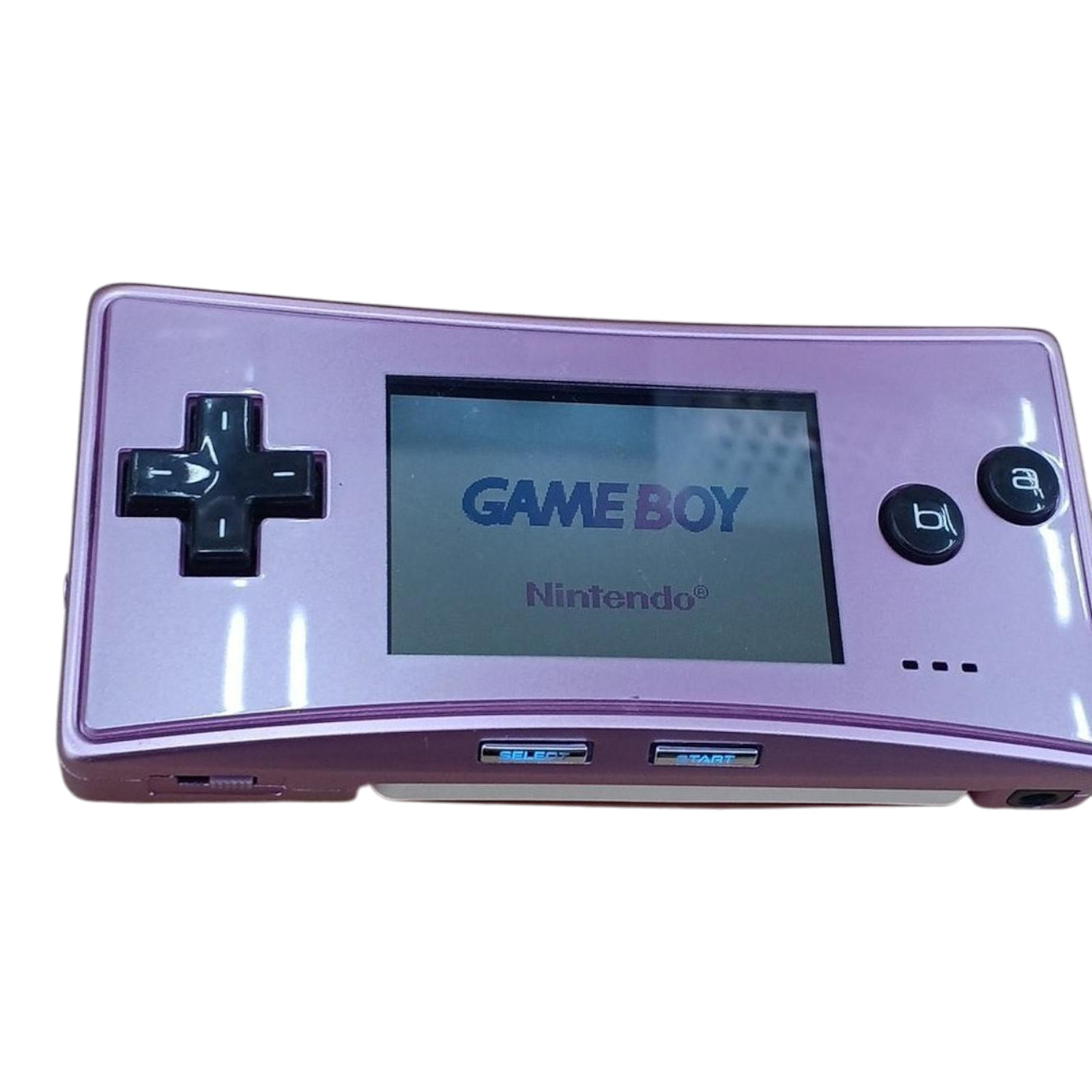 Nintendo Game Boy Micro OXY-001 Handheld Console Purple w / charger Tested Japan