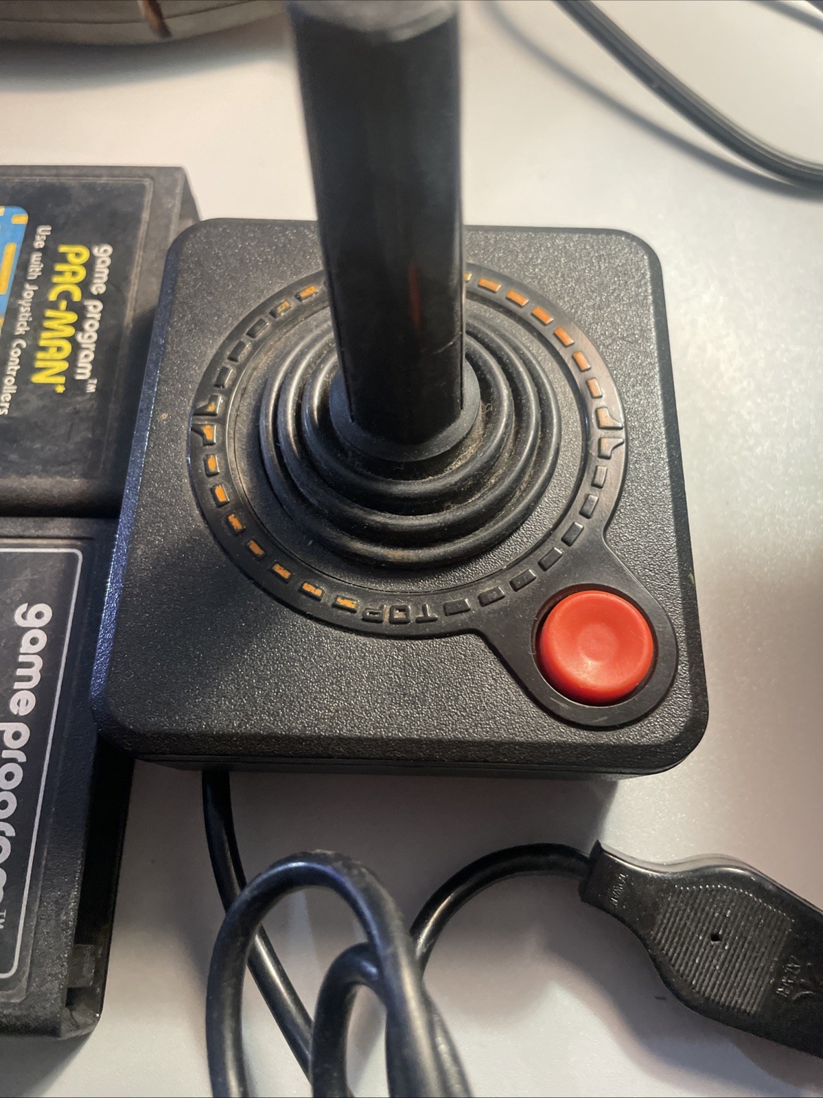 Atari 2600 Video Game Console 1 Joystick Tested Working Pac-Man 4 Games Total. 1