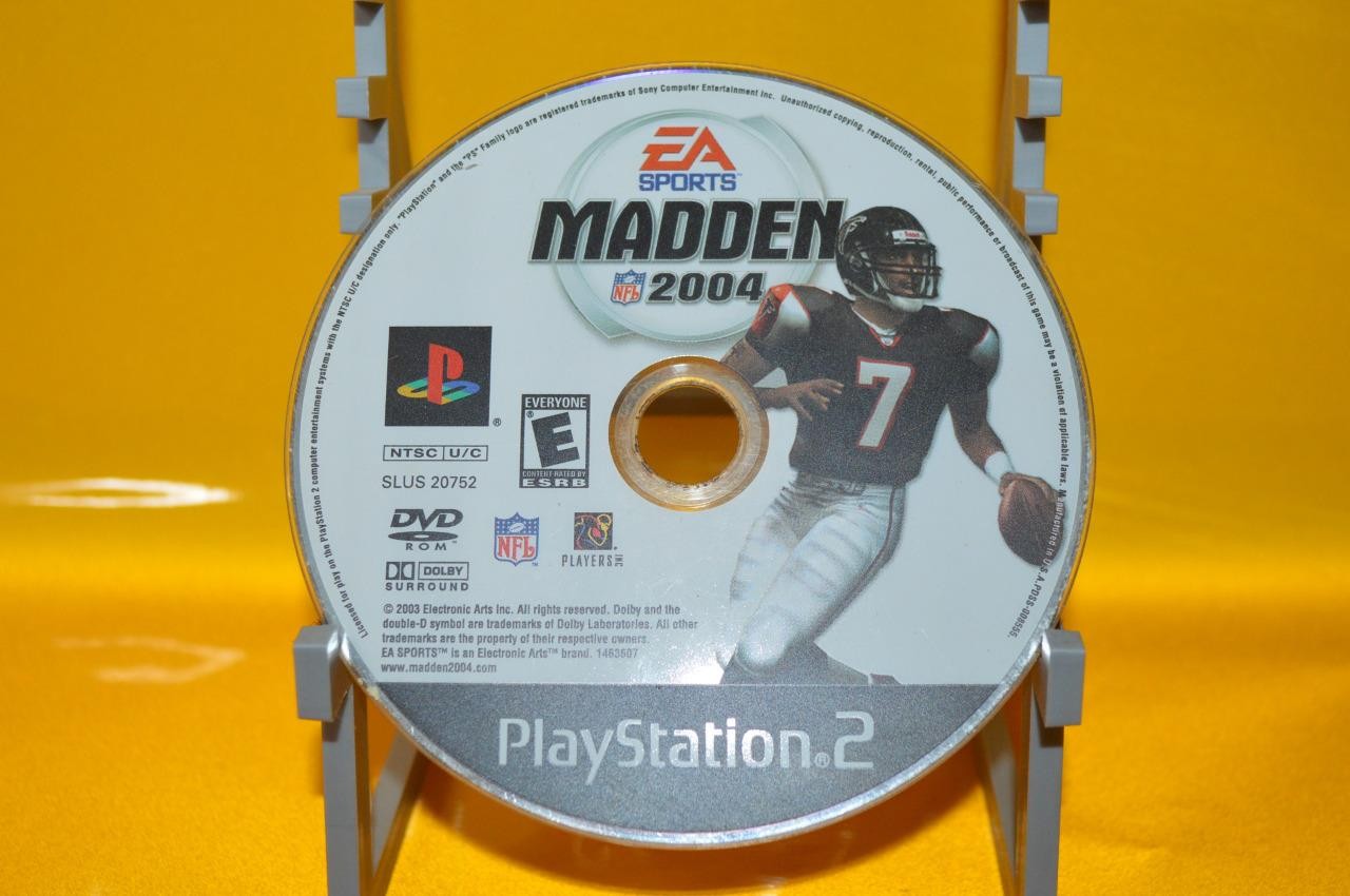 EA Sports NFL Madden 2004 ( Playstation 2, Michael Vick ) Disk Only & Tested !