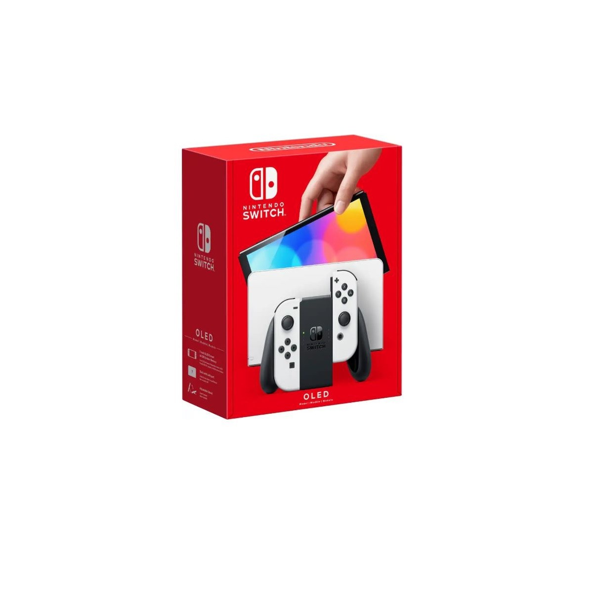Nintendo Switch 7″ OLED Console White Joy-Con 64GB Model HEGSKAAAA