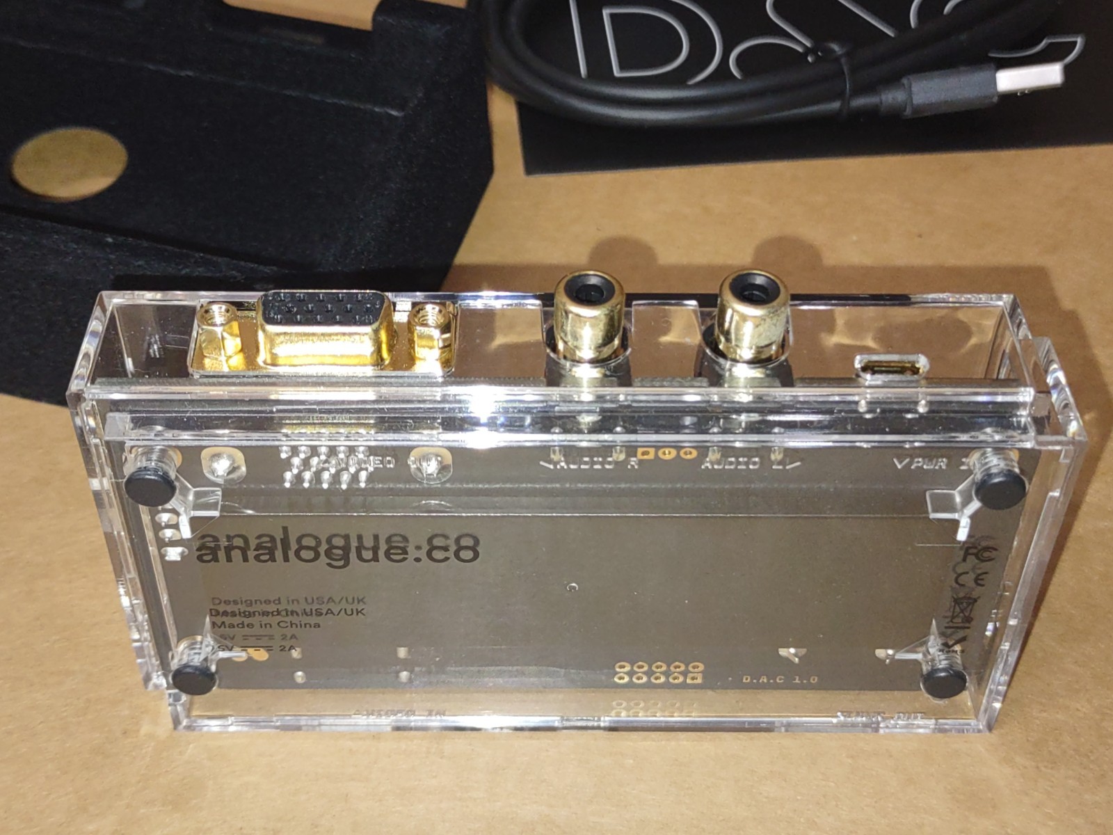 Analogue DAC AV Accessory for Super NT & Mega SG CRT HDMI Hookup – New Open Box