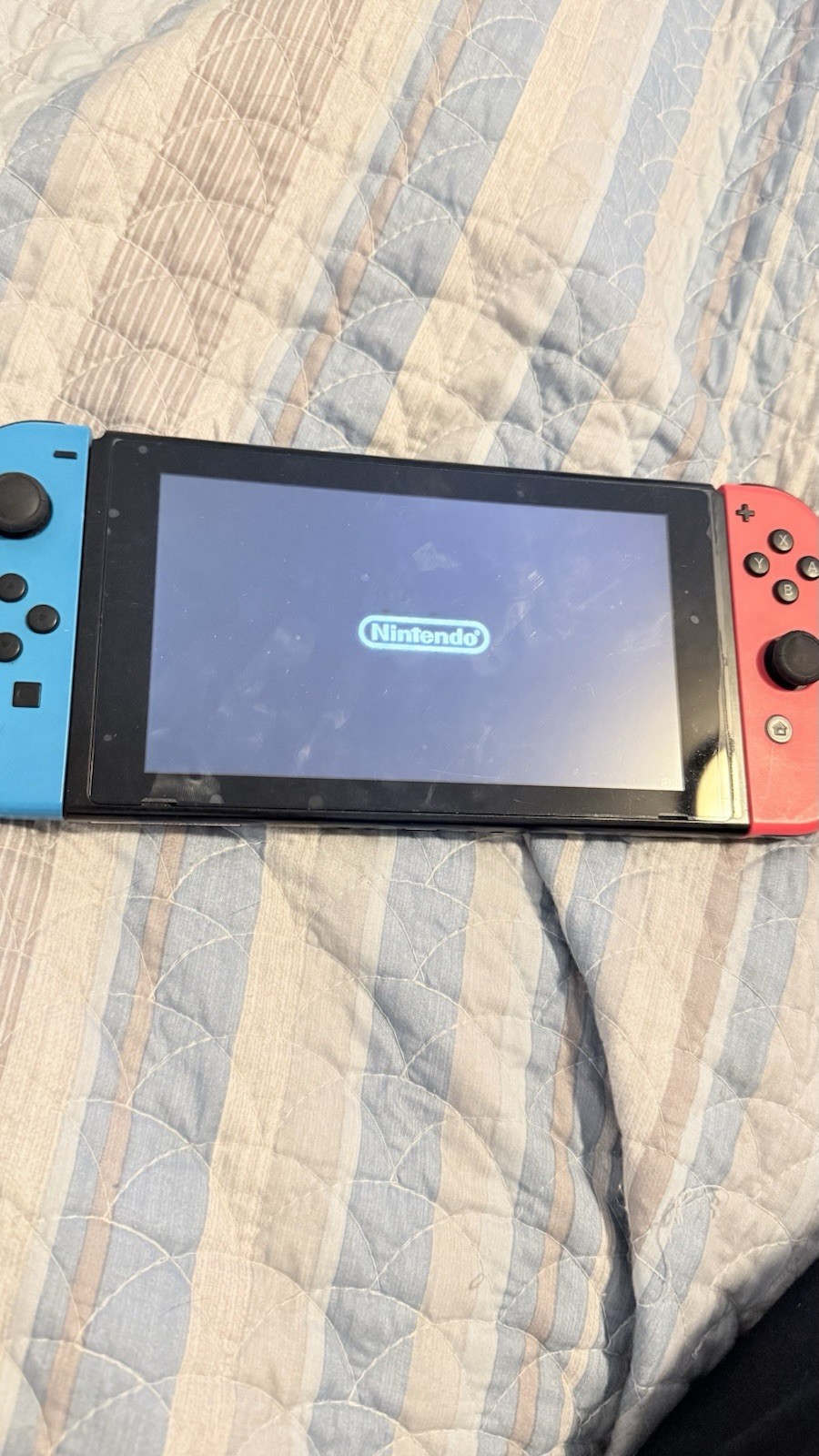 Nintendo Switch Console Black with Blue & Red Joy-Con, Wi-Fi, HDMI, USB-C