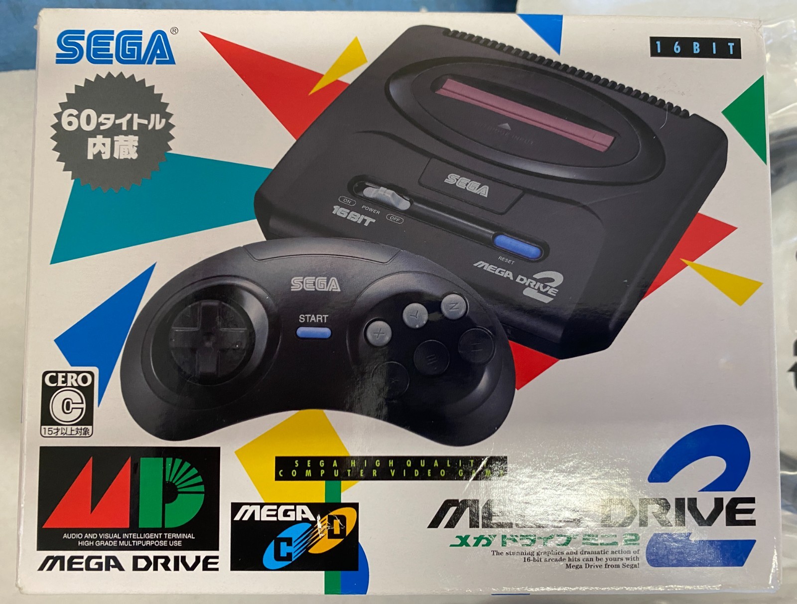 Mega Drive Mini 2 Game console – Black, Never Used, Open Box