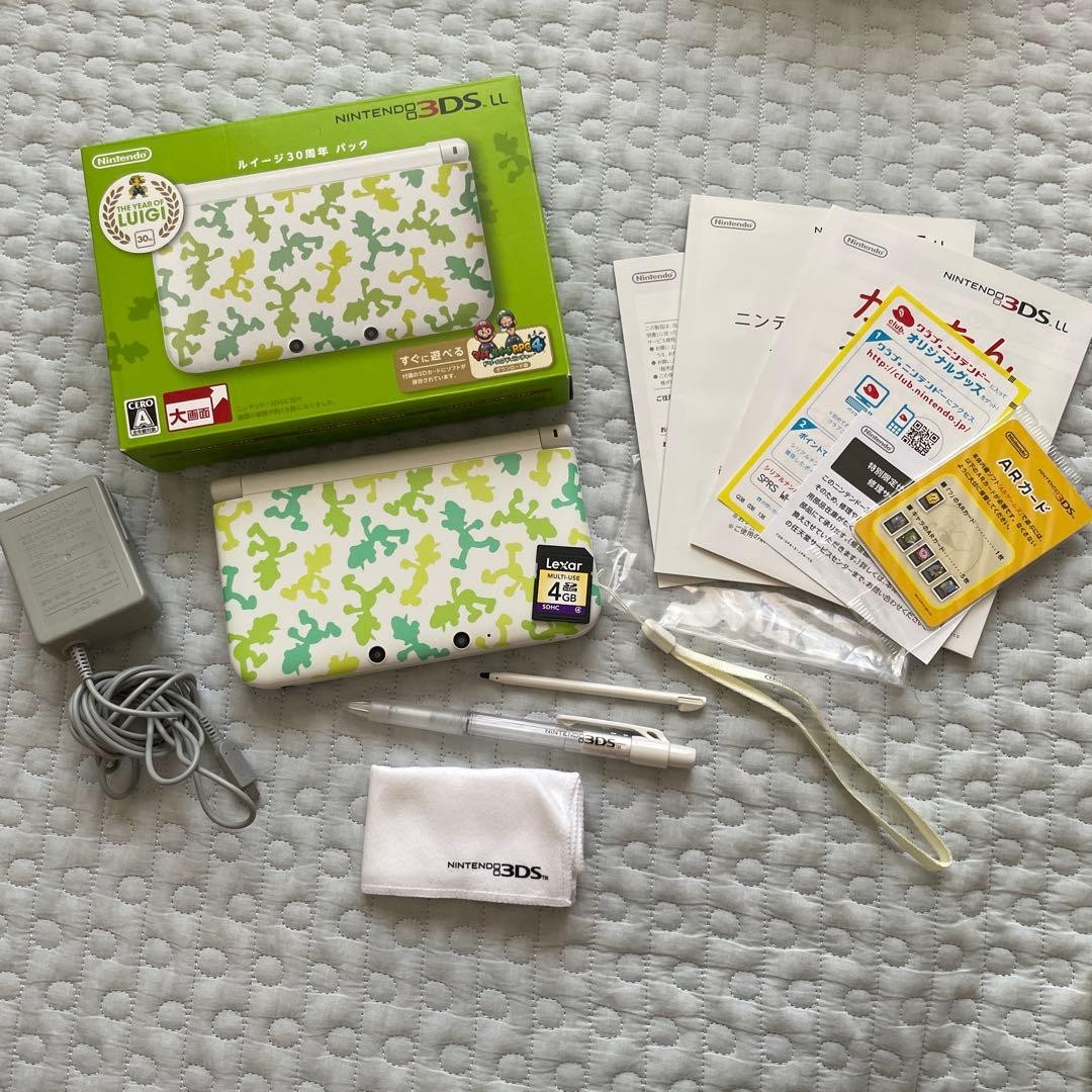 3DS/2DS/DS Nintendo 3Ds Ll Luigi 30Th Anniversary Pack Limited Set Of 6 So Japan