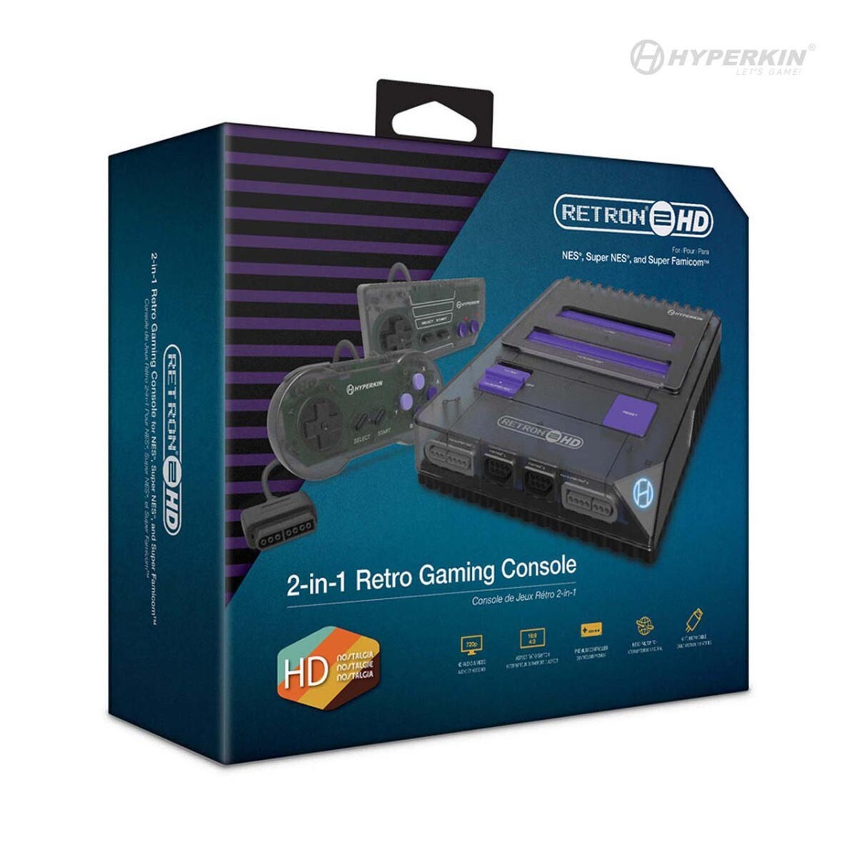 Hyperkin Retron 2 HD System Console for Nintendo NES, SNES, Super Famicom Games