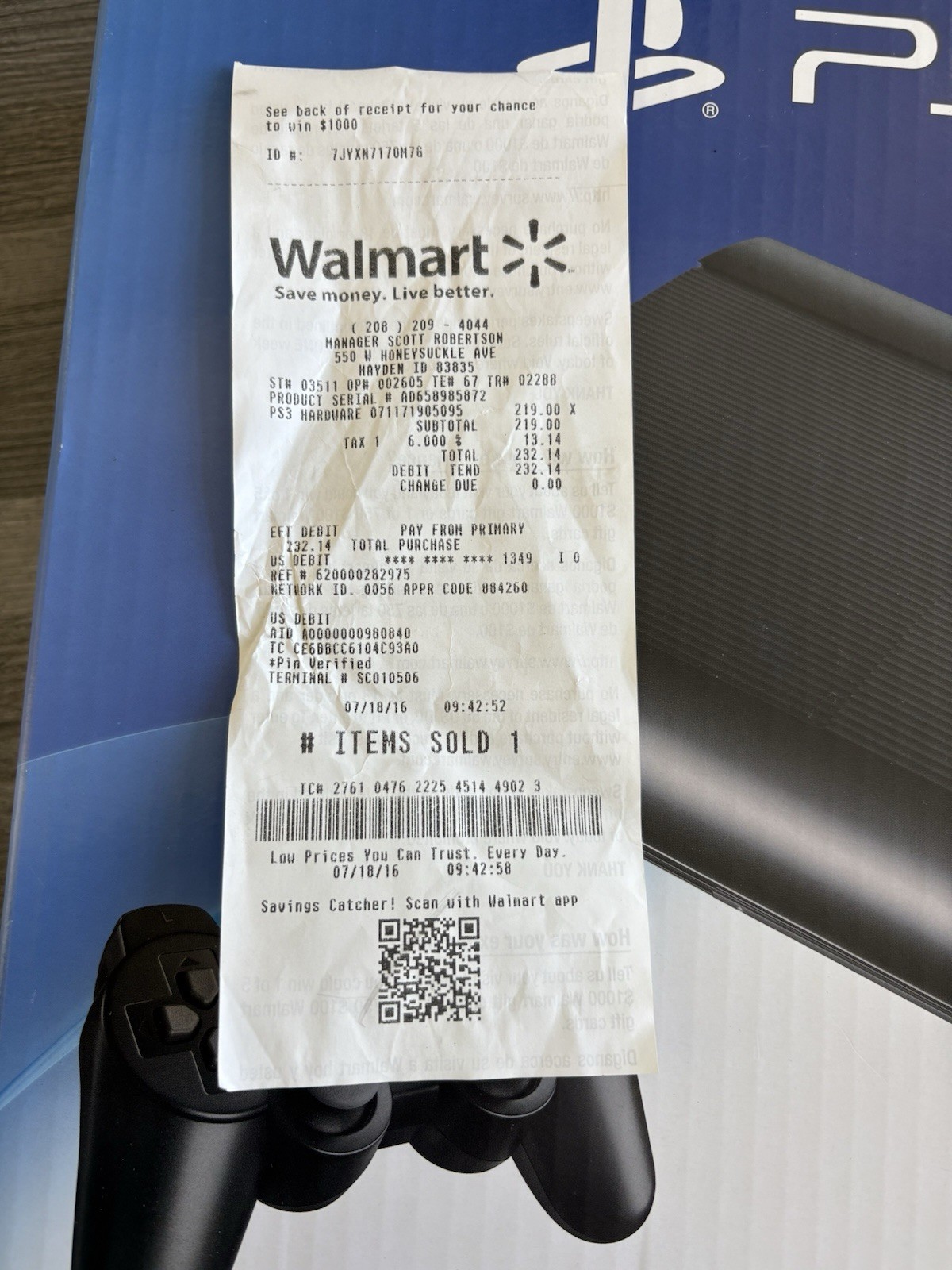 FACTORY SEALED W/ORIGINAL RECEIPT! Sony Playstation 3 Super Slim PS3 Console NIB