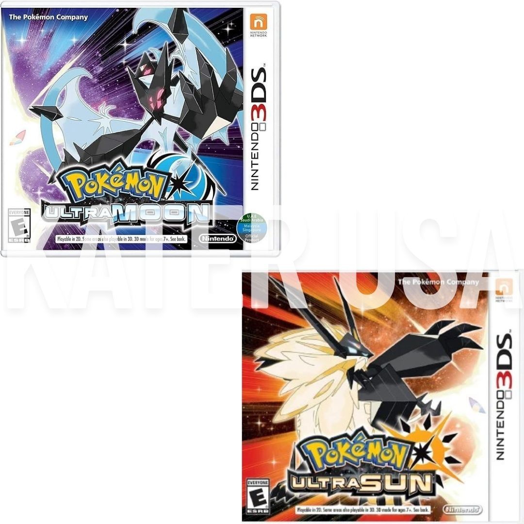 Pokemon Ultra Moon & Ultra Sun 3DS Brand New Game Bundle Special (RPG 2017)