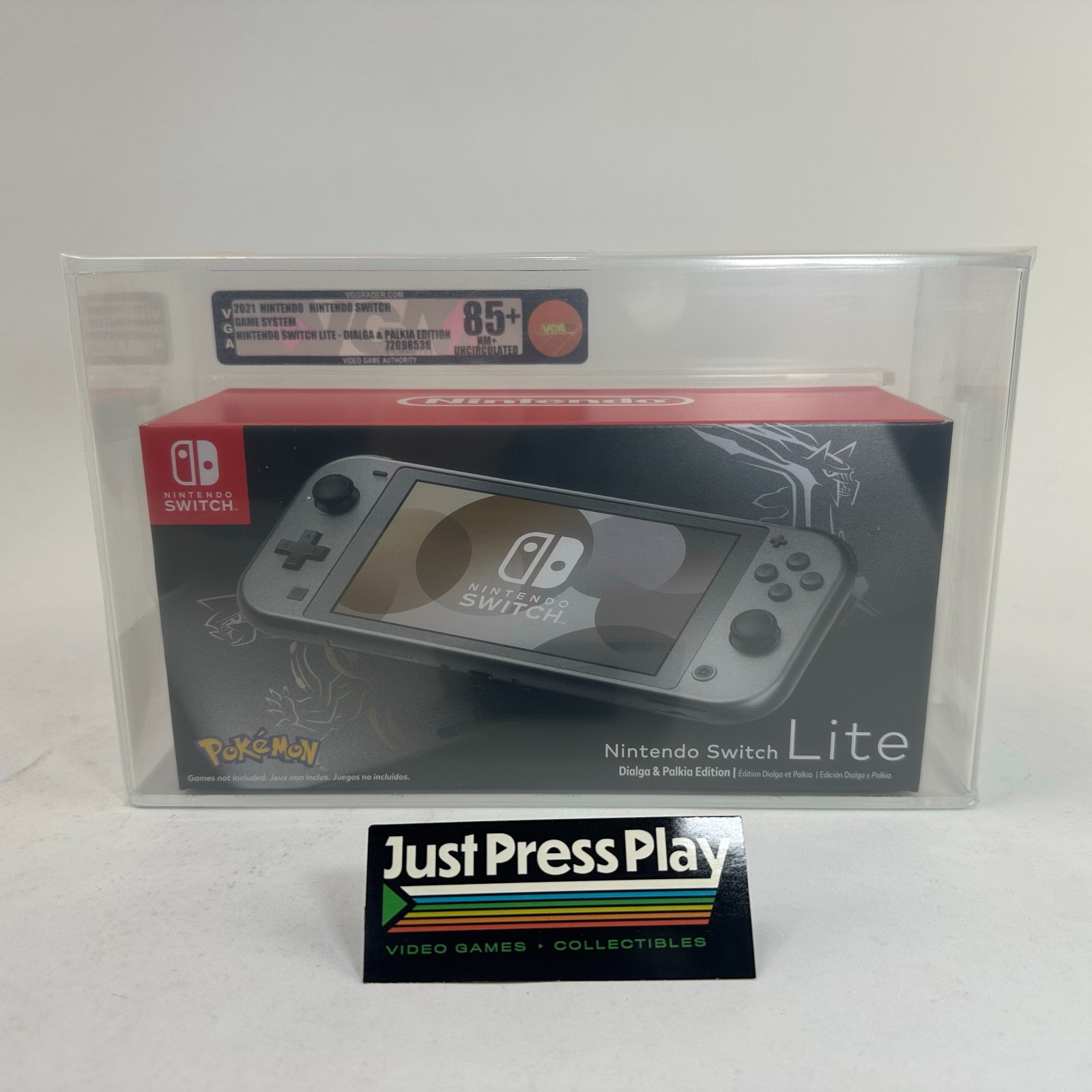 Nintendo Switch Lite Dialga & Palkia Edition Sealed VGA 85+ NM+/Uncirculated
