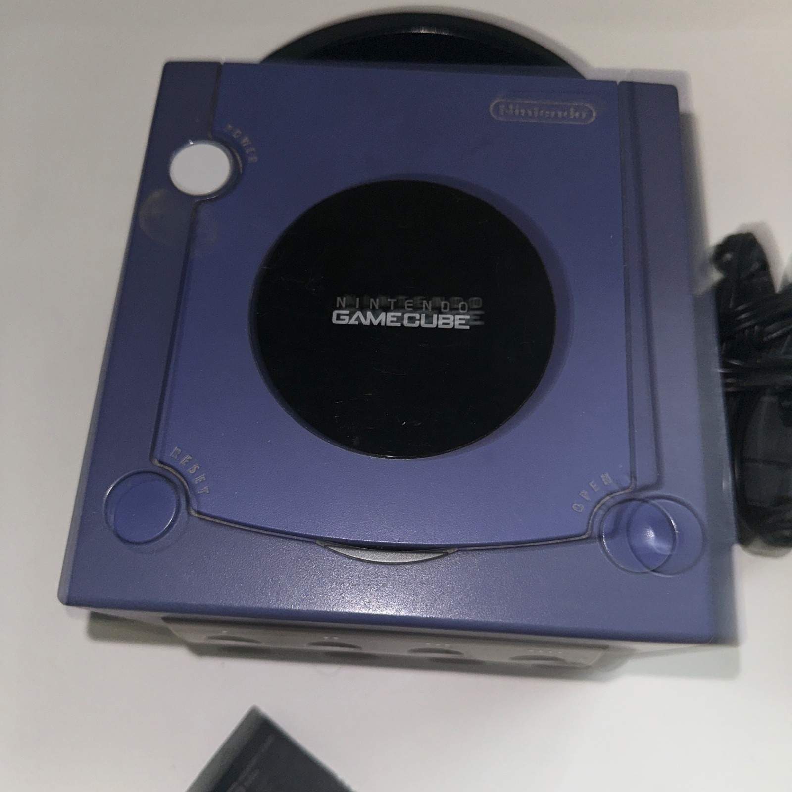 Nintendo GameCube Indigo Console DOL-001 / 1 Controller & Cords Bundle Tested