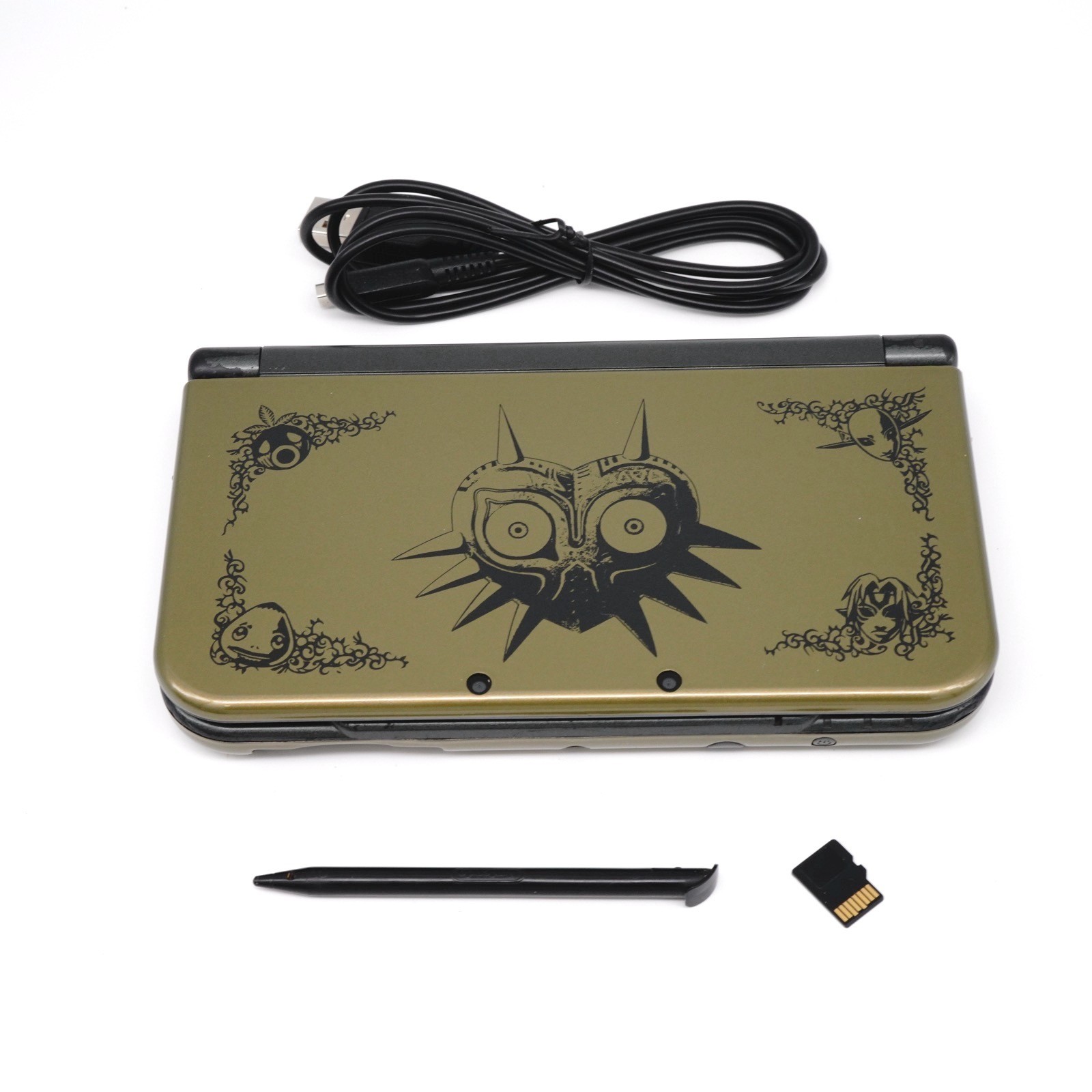 Nintendo NEW 3DS XL LL Gold Video Game Console w/ Extras (USA Seller) IPS