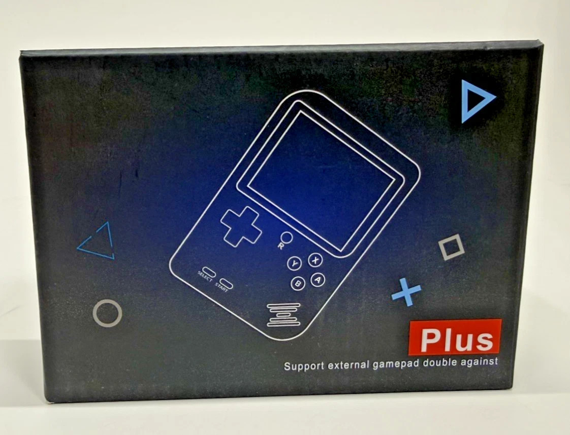 Game Box – Hand Held Game System, YELLOW 400 Games In 1 w/Carrying Case