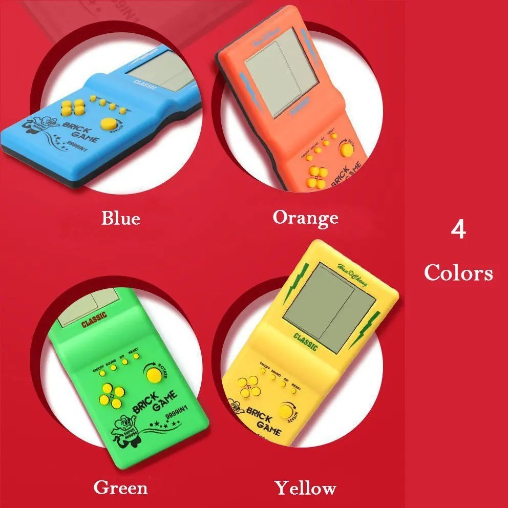 Retro Handheld Game Console Classic Tetris Pocket Player Kids Puzzle Toy Gift