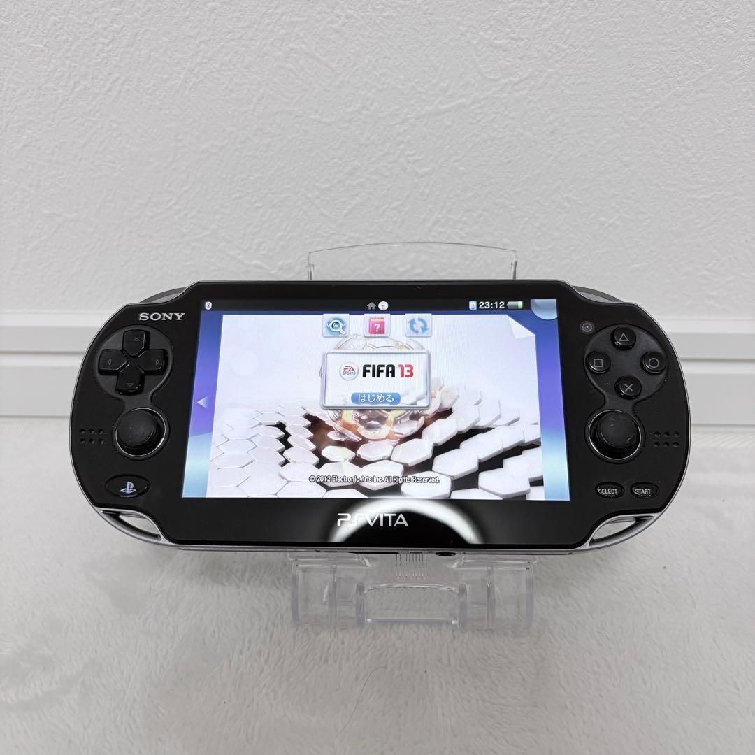 PlayStation PS Vita Console Crystal Black PCH-1000 ZA01 used from japan