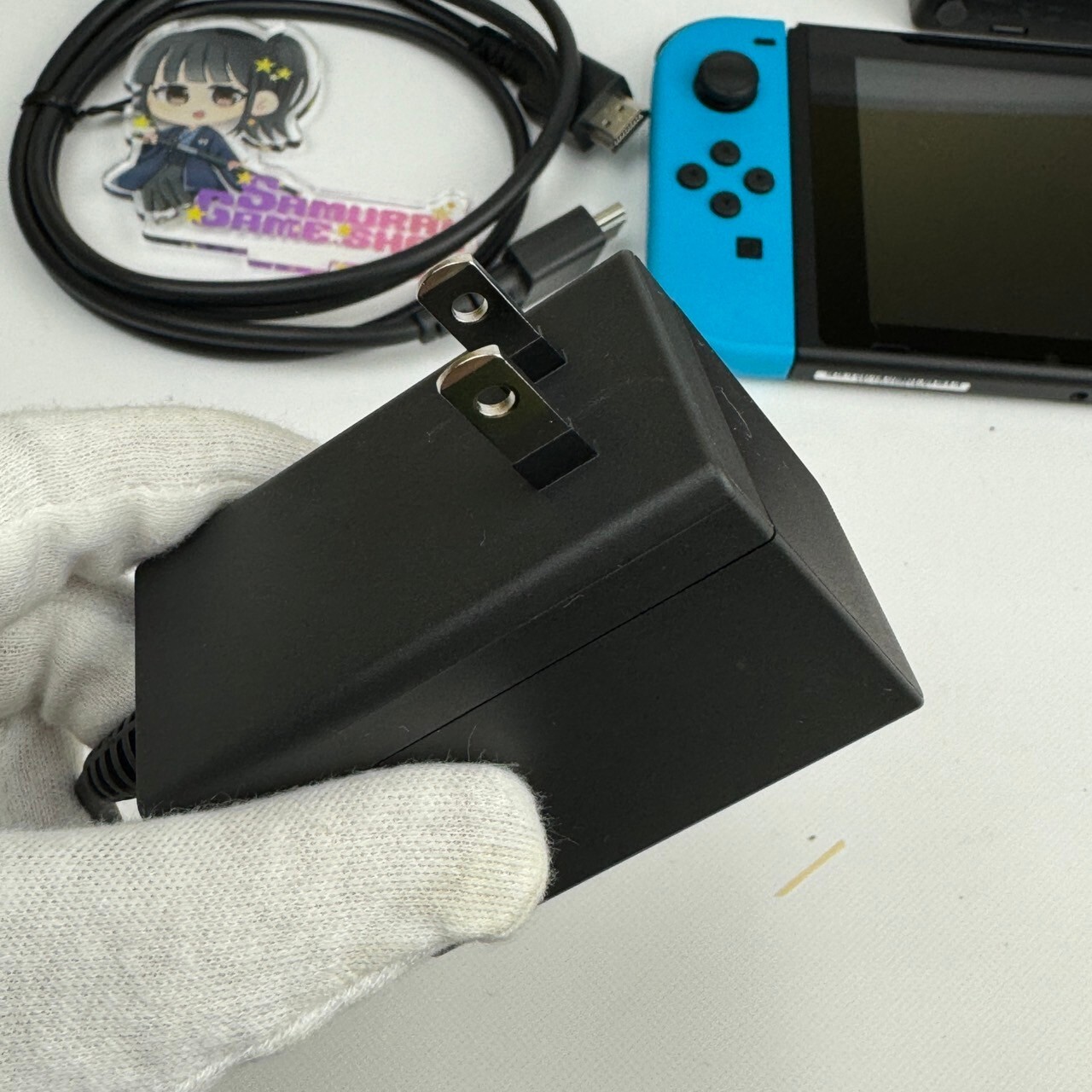 Nintendo Switch OLED Console Dock Grip Charger HDMI Choice Set Scratches Screen
