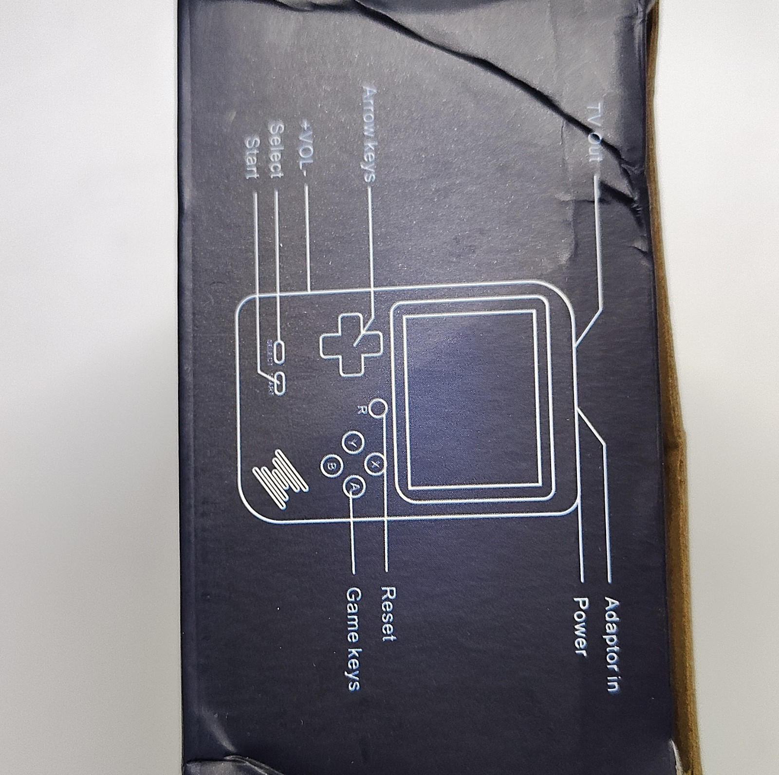 Game Box Plus Handheld System Black TV Out External Gamepad Support