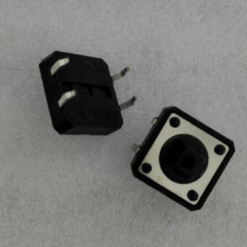 5 White Push Button Switch Momentary Tact & Caps