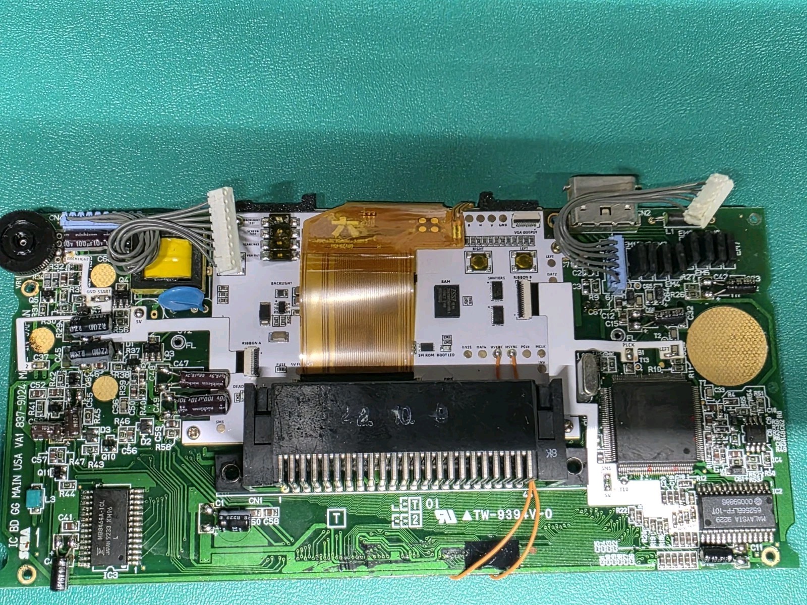 Sega Game Gear Retrosix Clean Screen V3.1 IPS Recapped Glass Lens
