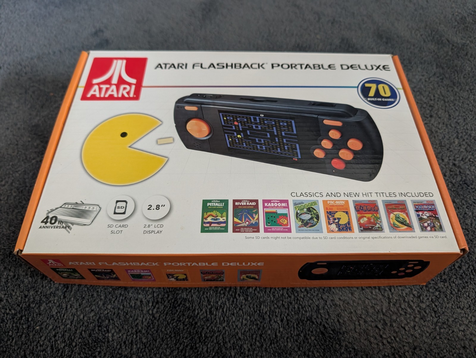Atari Flashback Portable Black Handheld Console 70 Built in Games New Open Box