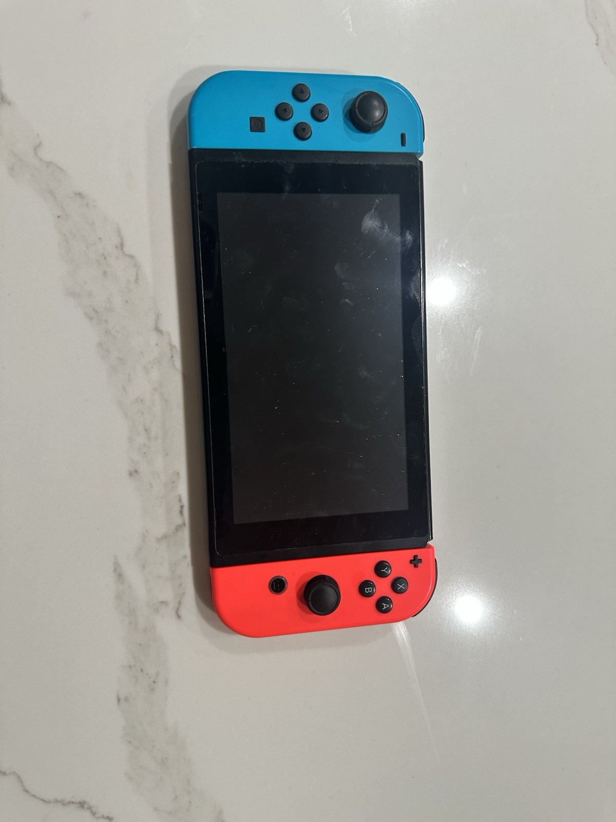 Nintendo Switch 32GB Gray Console with Neon Red and Neon Blue Joy-Con