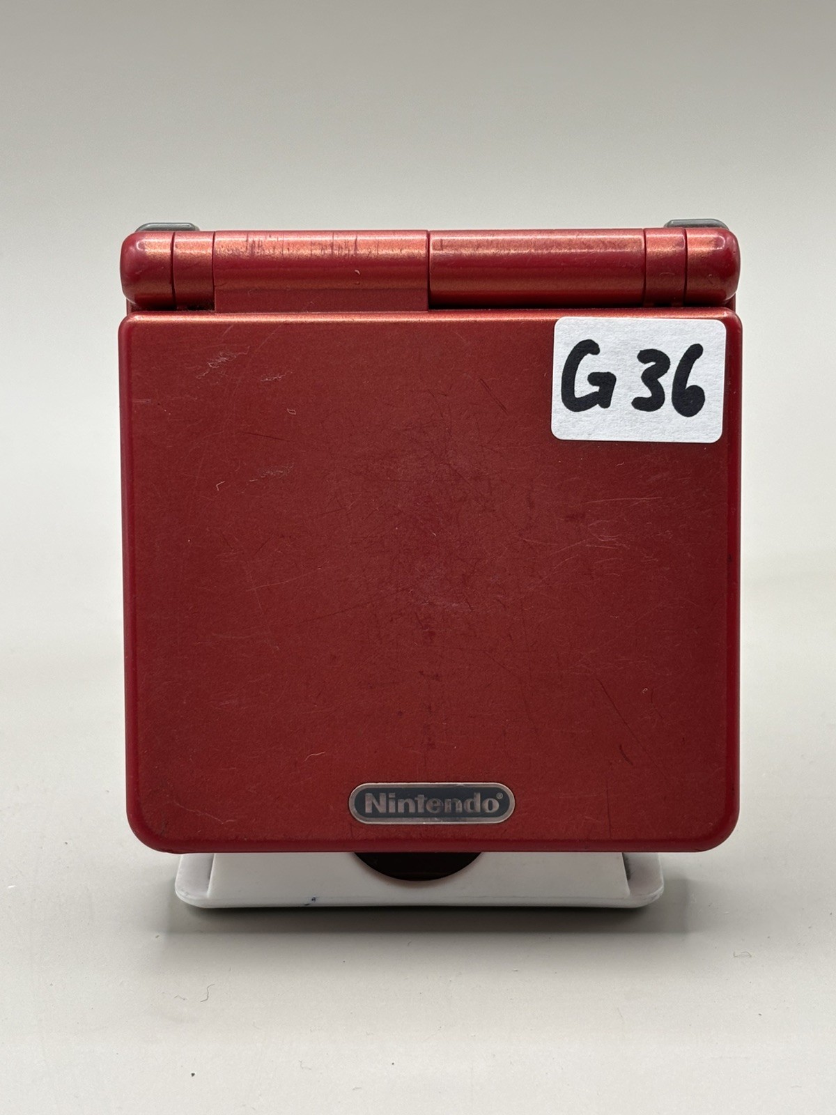 Nintendo Game Boy Advance SP – Flame Red (G36) READ DESCRIPTION