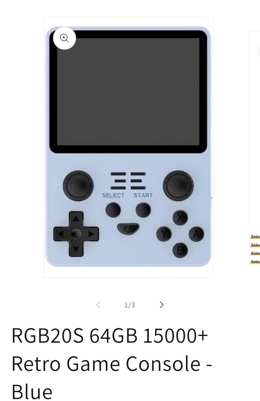 retro handheld gaming console