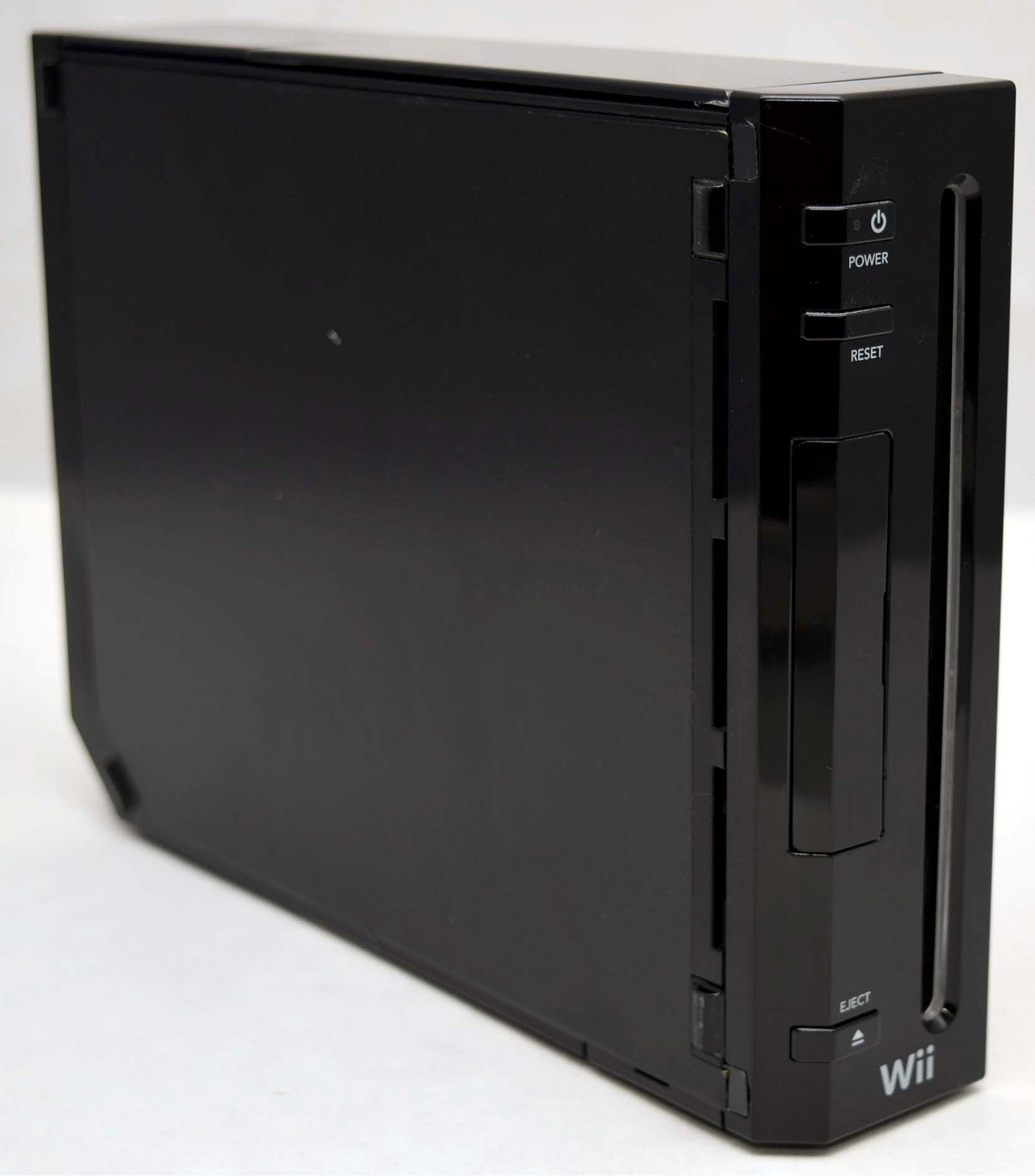 Nintendo Wii BLACK Home Video Game Console System Bundle Mario Online RVL-101
