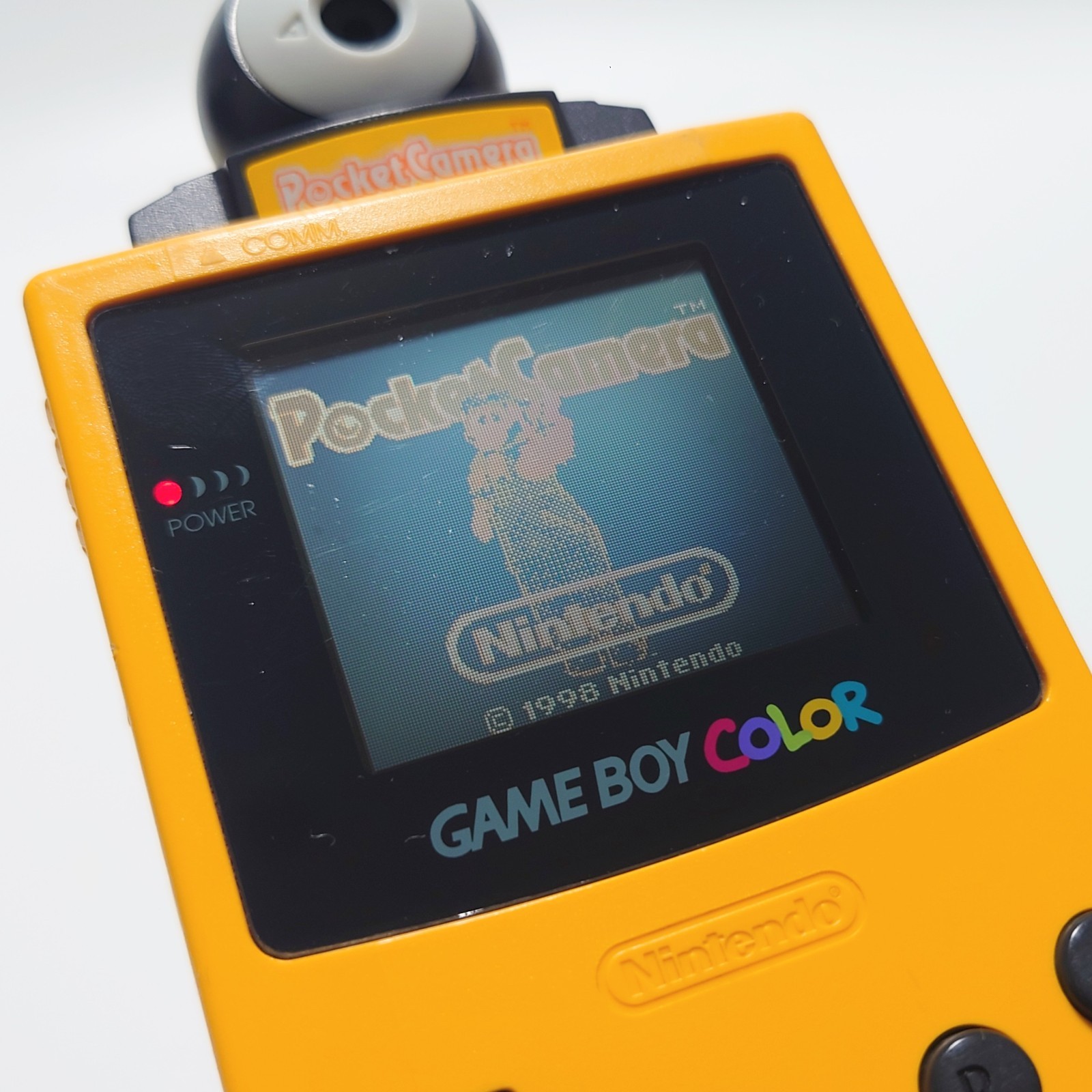 Nintendo Gameboy GB Pocket Printer Pikachu Camera Cable Yellow Set Tested Japan