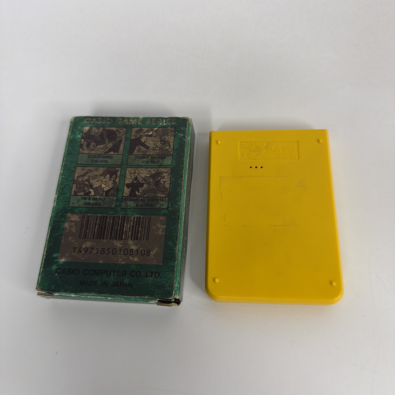Casio Handheld LCD Game CG-116A Hungry Dragon Retro 1987 Japan W Box AS IS PARTS