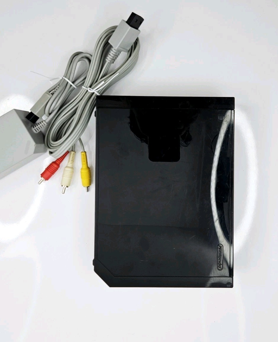 Nintendo Wii Console Only Black RVL-101 (USA) Working