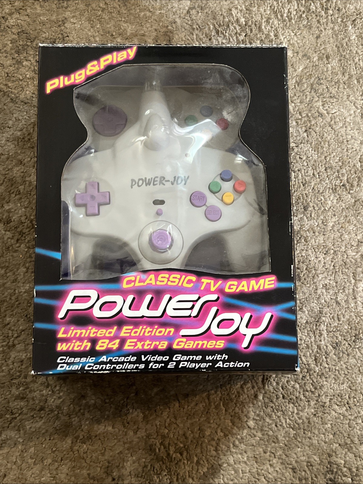 NEW SEALED Power Joy Classic TV Game Limited Edition 84 Extra Games Plug N’ Play