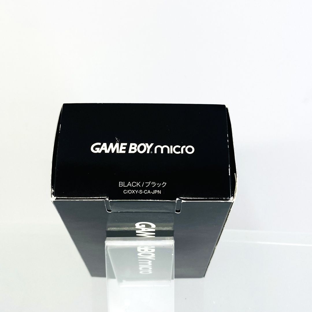 Nintendo Game Boy Micro Black OPEN BOX OFFICIAL JAPAN IMPORT GENUINE