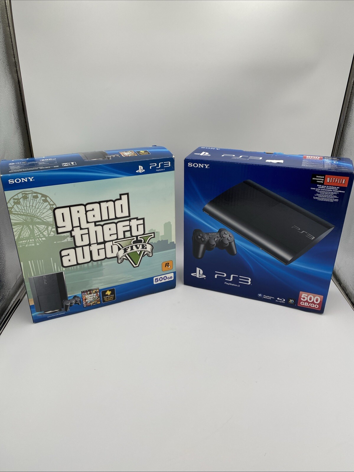 BOX ONLY Sony Playstation 3 Grand Theft Auto V Slip And Box REPLACEMENT