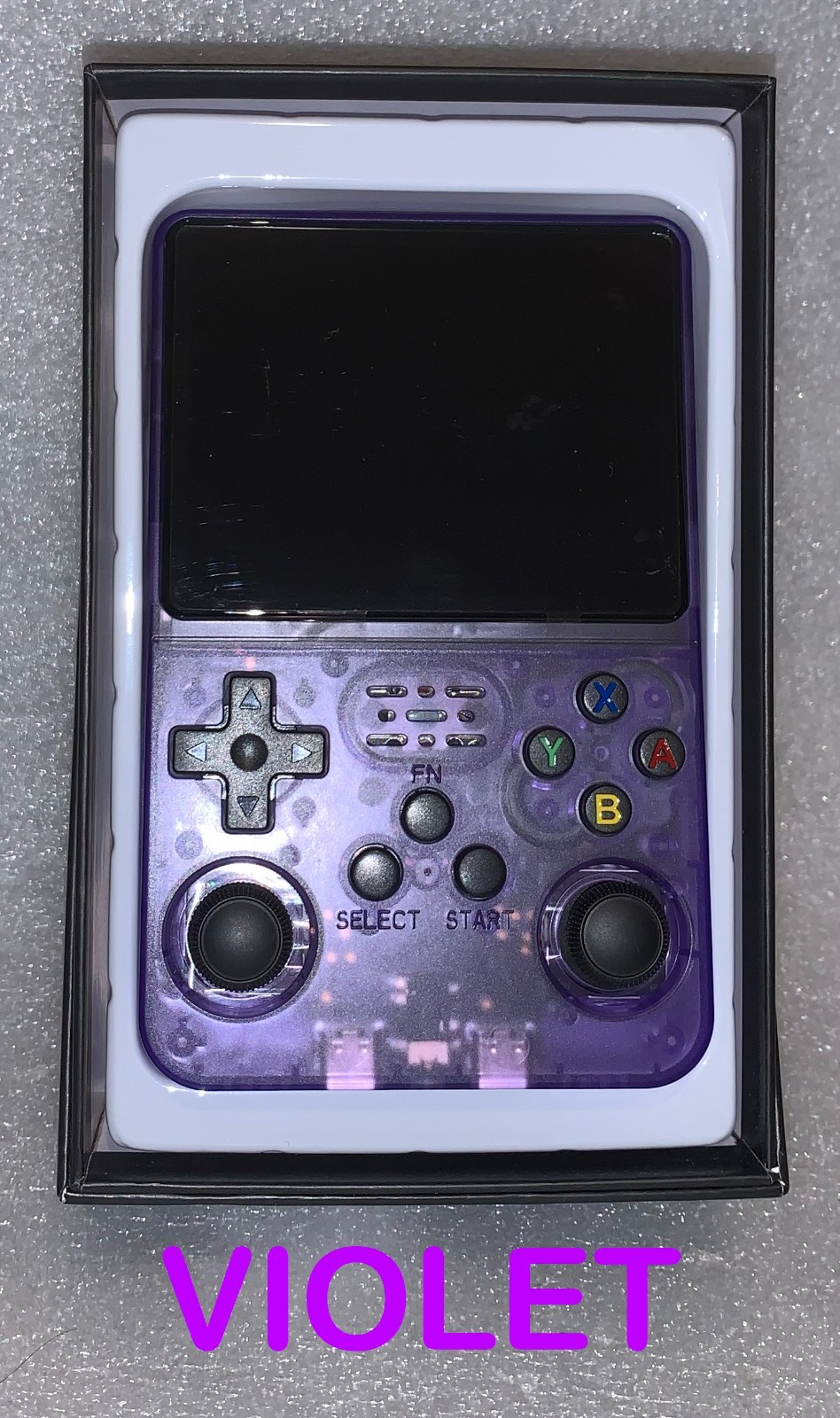 Game Console Model R36S Black, White, Blue, Red, Violet